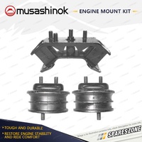 Front + Rear Engine Mount Kit for Subaru Impreza GD9 GG9 2.0L AWD 00-07 Auto