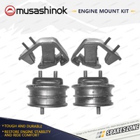 Front + Rear Engine Mount Kit for Subaru Liberty BC BD BF BG 2.2L 4Cyl AWD EJ22