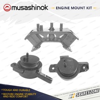 Front + Rear Engine Mount for Subaru Liberty B4 BE5 BD BG BE9 Outback BH9 4 Bolt