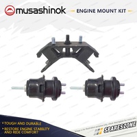 Front + Rear Engine Mount Kit for Subaru Liberty BM BN BR Outback BR BS 09-On