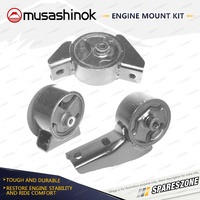 Front + Rear Engine Mount Kit for Suzuki Swift SF310 993cc 3Cyl 89-95 Auto Man.