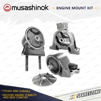 Front Cast Iron + Rear Engine Mount Kit for Suzuki Ignis RG413 1.3L 4Cyl 00-05