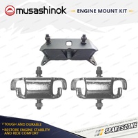 Front + Rear Engine Mount Kit for Toyota Landcruiser FZJ 70 75 78 79 4.5L 6Cyl