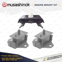 Front + Rear Engine Mount Kit for Toyota Hilux Surf KZN185 Prado KZJ95R Auto