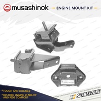 Front + Rear Engine Mount Kit for Toyota Corolla KE30-KE55 1.2 1.3L 4Cyl Manual