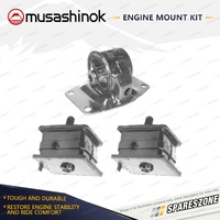 Front + Rear Engine Mount Kit for Toyota Hiace RH60 1.8L 4Cyl 2YC 82-87 Auto