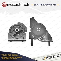 Front + Rear Engine Mount Kit for Toyota Corolla AE95R 1.6L 4Cyl 4WD Wagon Auto