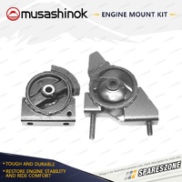 Front + Rear Engine Mount Kit for Toyota Corolla AE100 1.5L 4Cyl 5AFE 91-97 Auto