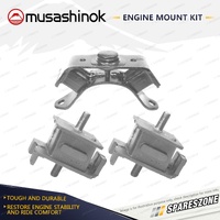 Front + Rear Engine Mount Kit for Toyota Corolla AE71 AE86 1.6L 4Cyl 4AC 83-87