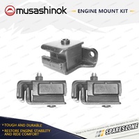 Front + Rear Engine Mount Kit for Toyota Landcruiser BJ42 3.4L 4Cyl Diesel 4WD