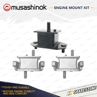 Front + Rear Engine Mount Kit for Toyota Coaster BB50R HZB50 4.1L 4Cyl 4.2L 6Cyl