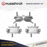 Front + Rear Engine Mount Kit for Toyota Landcruiser FZJ80 HZJ80 4.5L 6Cyl 4WD