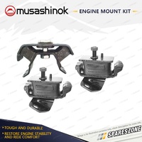 Front + Rear Engine Mount Kit for Toyota Hilux VZN167 VZN172 3.4L V6 4WD Man.