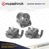 Front + Rear Engine Mount Kit for Toyota Hiace LH103 113 125 162 172 89-98 Man.