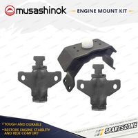 Front + Rear Engine Mount Kit for Toyota Hilux KUN26R 4 Spd Auto & 5 Spd Manual