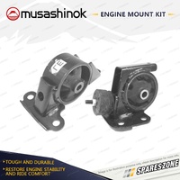 Front Rear Genuine Engine Mount for Toyota MR2 ZZW30R 1.8L 4Cyl 1ZZFE 10/00-3/06