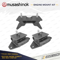 Front + Rear Engine Mount Kit for Toyota Landcruiser HDJ100R 4.2L 4 Spd Auto