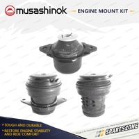 Front + Rear Engine Mount Kit for Volkswagen Golf MK 3 MK 4 GL 1.8 1.9 2.0L