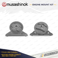 Front + Rear Engine Mount Kit for Volvo S40 1.8 1.9 T4 V40 2.0 SE 2.0L 100mm