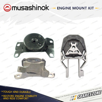 Musashinok Full Engine Mount Kit for Volvo V40 T4 2.0L Turbo B5204T8 13-15 Auto