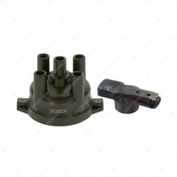 Bosch Distributor Cap + Rotor for Ford Econovan JG SGME Chassis 2.0L FE I4 8V