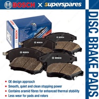 8x Front + Rear Bosch Brake Pads for Audi A3 8PA 8P1 1.4L 1.6L 2.0L Quattro