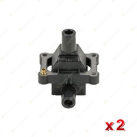 2 x Bosch Ignition Coils for Benz C180 C230 E230 SLK CLK 200 230 MB100 Vito 638