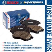 4 x Front Bosch Blue Line Disc Brake Pads for Audi A3 8PA 8P1 Quattro Hatchback