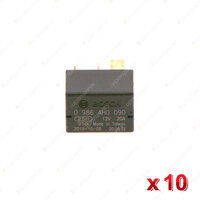 10 Pcs Bosch Micro Relays 0986AH0090 - 4 Pin Rated Current 20A Voltage 12V