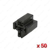 50 Pcs Bosch Plug Housings 3334485007 - Length 23mm Width 26mm Height 23mm