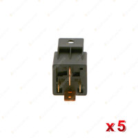 5 Pcs Bosch Main Relays 0986AH0081 - 5 Pin 330 Ohm Rated Current 30A Voltage 24V