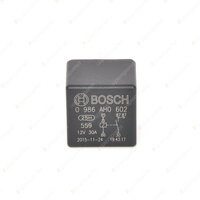 Bosch Main Relay 0986AH0602 - 5 Pin 90 Ohm Rated Current 30A Voltage 12V