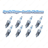 8 x Bosch Double Platinum Spark Plugs for Lexus LS400 F1 1UZFE 8Cyl 4L