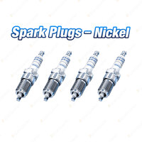 4 x Bosch Nickel Spark Plugs for Morgan Plus 4 4Cyl 2L 09/1987-10/1992