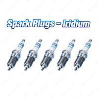 5 x Bosch Iridium Spark Plugs for Ford Focus RS LV Kuga TE 5Cyl 2.5L