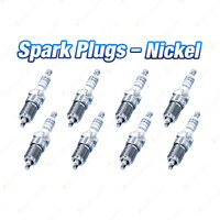 8 x Bosch Nickel Spark Plugs for Rover 3500 SD1 8Cyl 3.5L 10/1982-10/1986