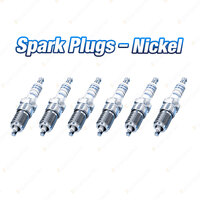 6 x Bosch Nickel Spark Plugs for BMW 3.0Si E3 320.6 E2 E30 323i E21 525 E12