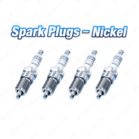 4 x Bosch Spark Plugs for Ford Festiva WB Laser KE KC Meteor GC Telstar AS AT