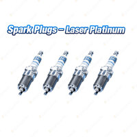 4 x Bosch Laser Platinum Spark Plugs for Asia Motors Rocsta CA AWD 1.8L 4Cyl