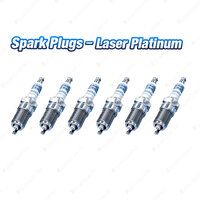 6 Bosch Laser Platinum Spark Plugs for Chrysler Centura KB Valiant Charger Pacer