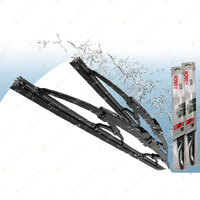 Bosch Front Passenger + Driver Wiper Blades for Suzuki Alto SS APV