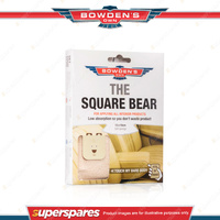 1 x Bowden's Own Square Bear Interior Car Care Leather Microfibre Cloth