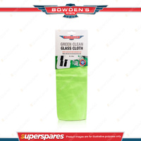 1 x Bowden's Own Green Clean Glass Cloth Microfibre Detailing Cloth Long Lasting