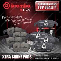 8x Brembo Front & Rear Xtra Disc Brake Pads for BMW 116D 116I 118D 118I E81 E87