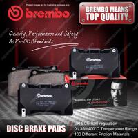 4 Front Brembo Brake Pads for BMW 1 Ser E81 E82 E87 E88 3 E90 E91 E92 E93 63.9mm