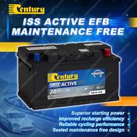 Century ISS Active EFB MF battery for Jaguar Xf 3.0 Petrol RWD Sedan AJ6WG
