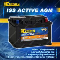 Century ISS Active AGM Battery for Benz A-Class B-Class C-Class CLA CLC CLK
