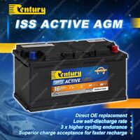 Century ISS Active AGM Battery for Ford Everest UA UAII 2.0 TDCi YNWS Diesel