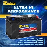 Century Ultra Hi Performance Din Battery for Alfa Romeo 159 1.9 Brera 2.2L