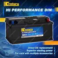 Century Hi Performance Din Battery for Jeep Cherokee 5.9 4x4 Petrol AWD 80-85